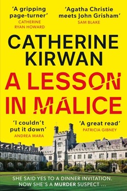 Lesson In Malice P/B by Catherine Kirwan